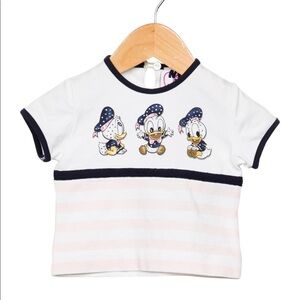 Monnalisa Girl’s Striped T-shirt w/Tags 3M